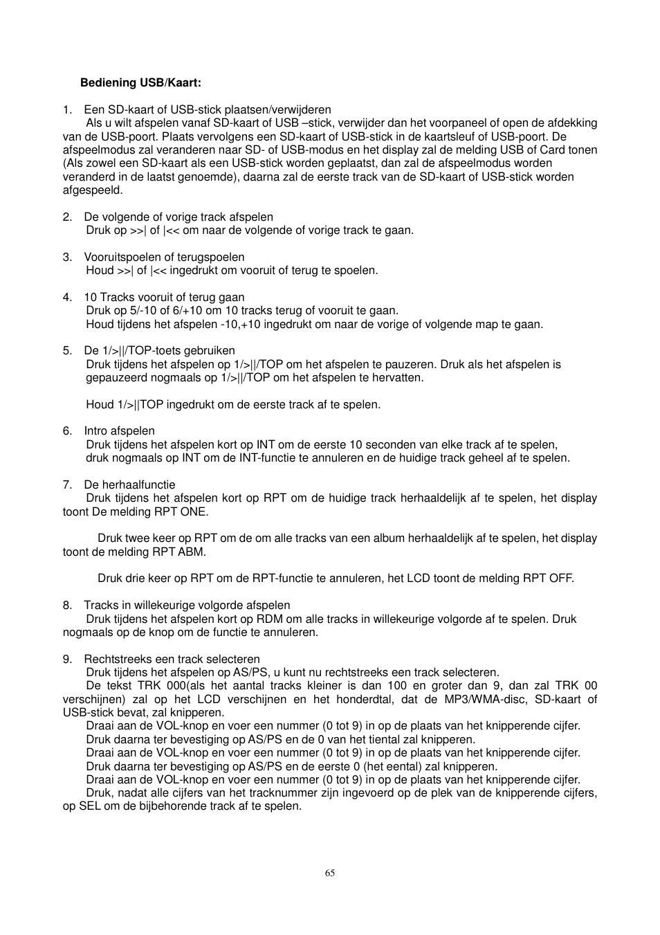 Lenco CS-430 BT User Manual | Page 66 / 71