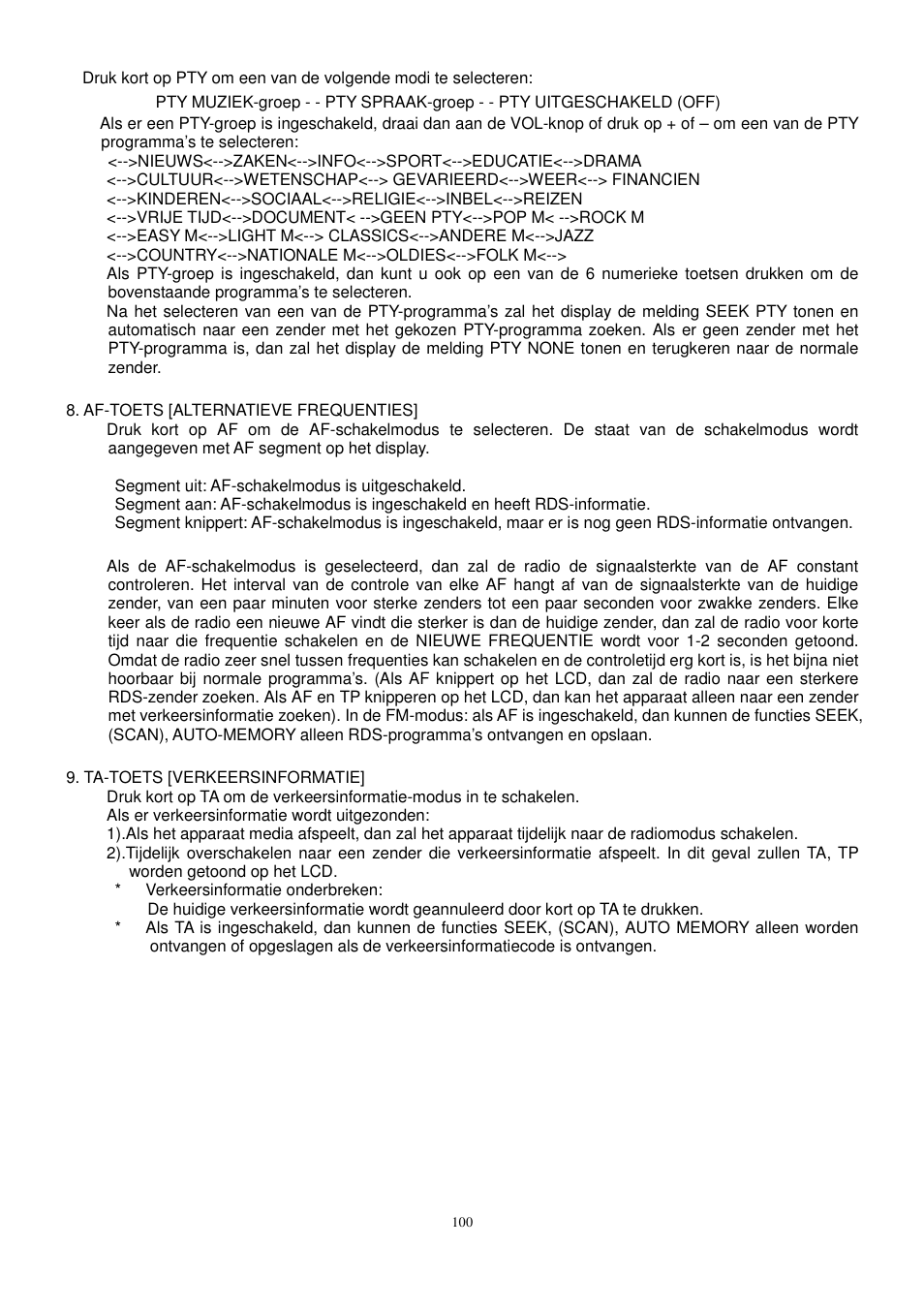 Lenco CS-440 BT User Manual | Page 101 / 113