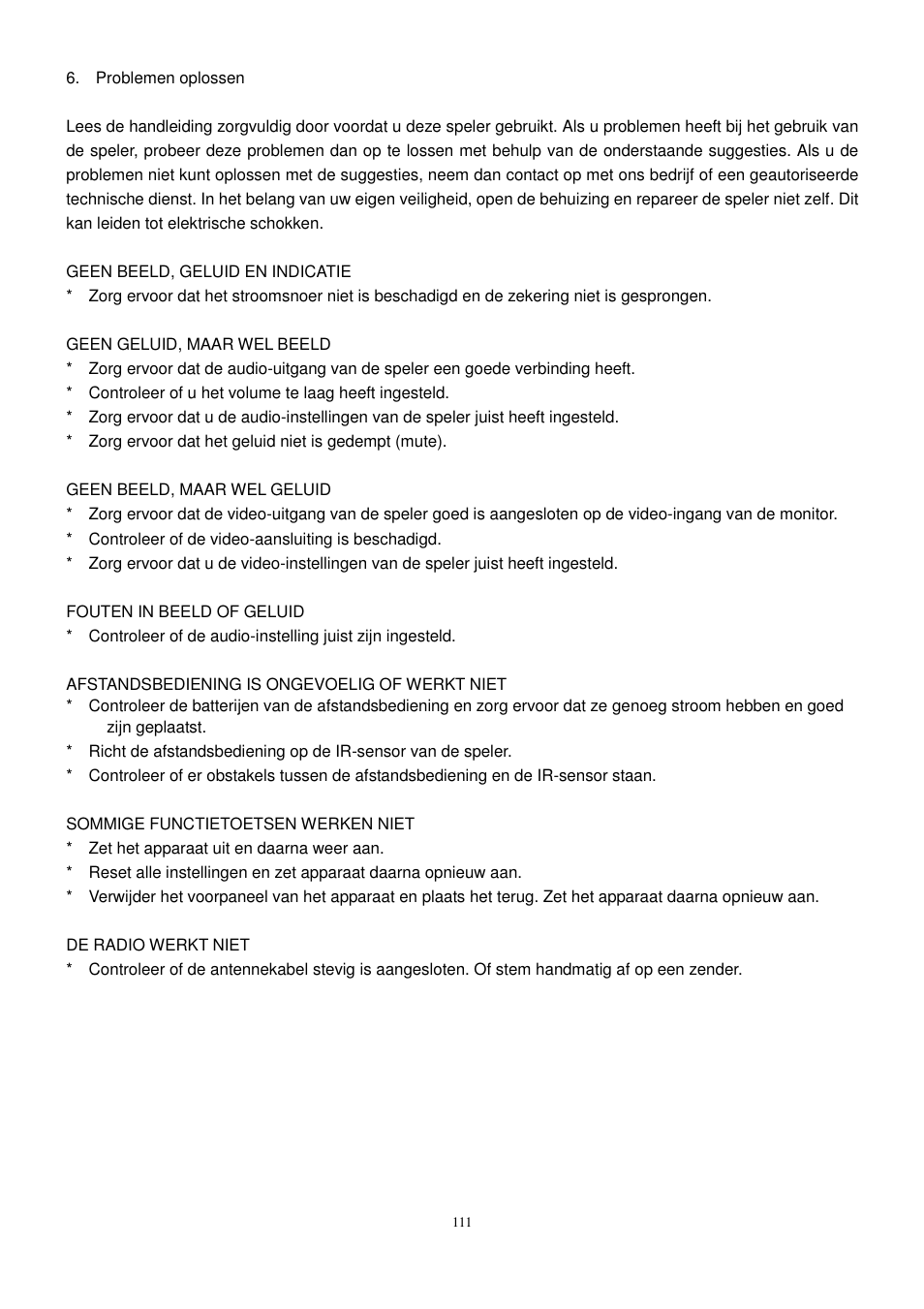 Lenco CS-440 BT User Manual | Page 112 / 113
