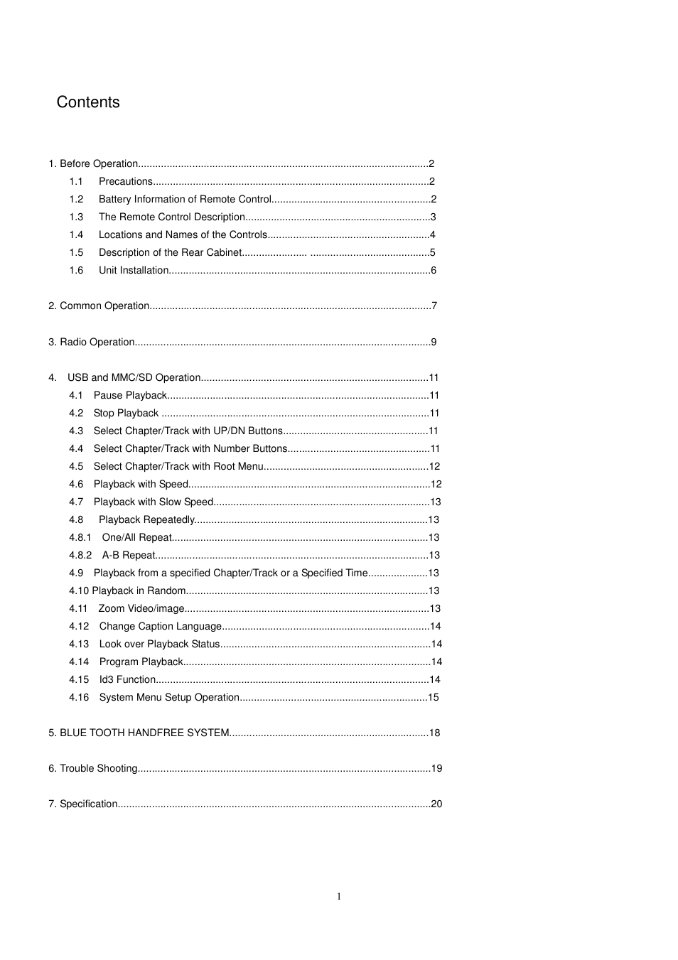 Lenco CS-440 BT User Manual | Page 2 / 113
