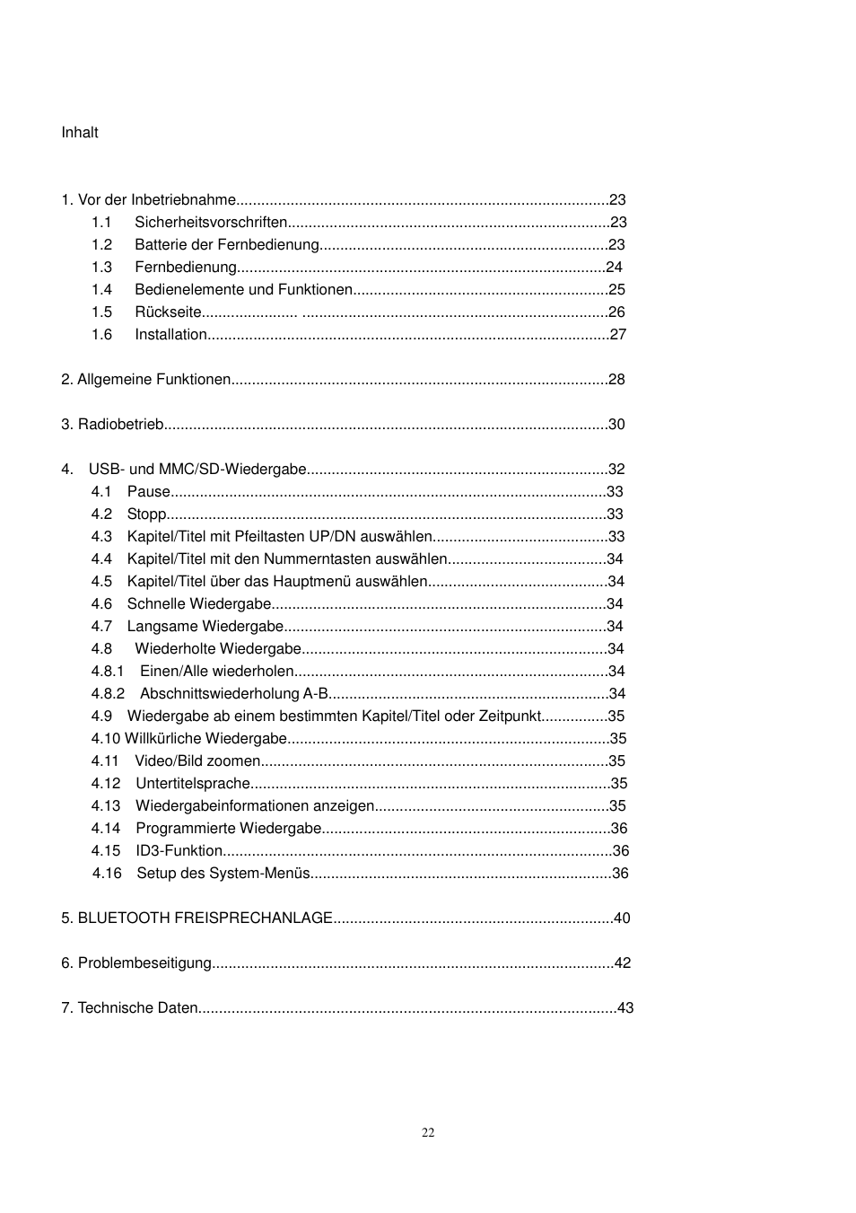 Lenco CS-440 BT User Manual | Page 23 / 113