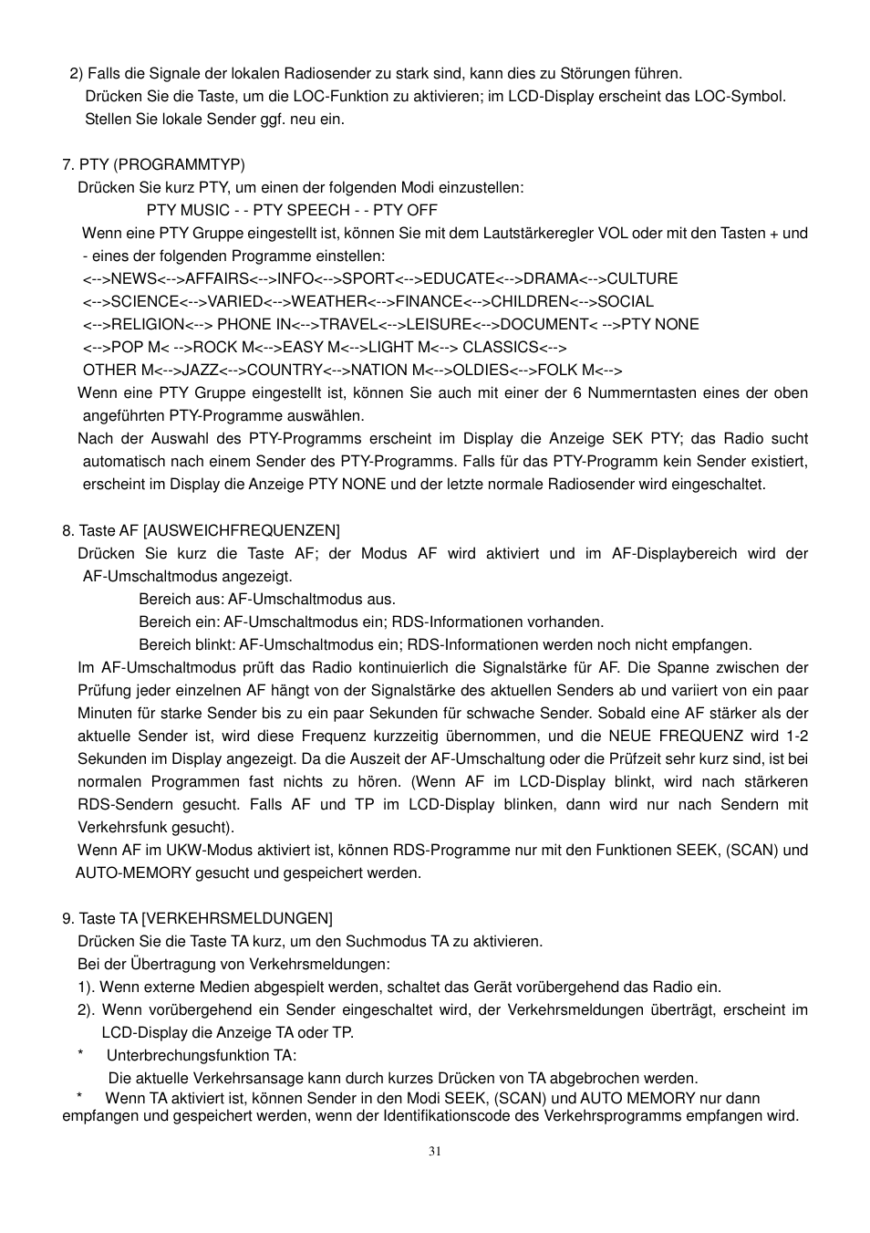 Lenco CS-440 BT User Manual | Page 32 / 113