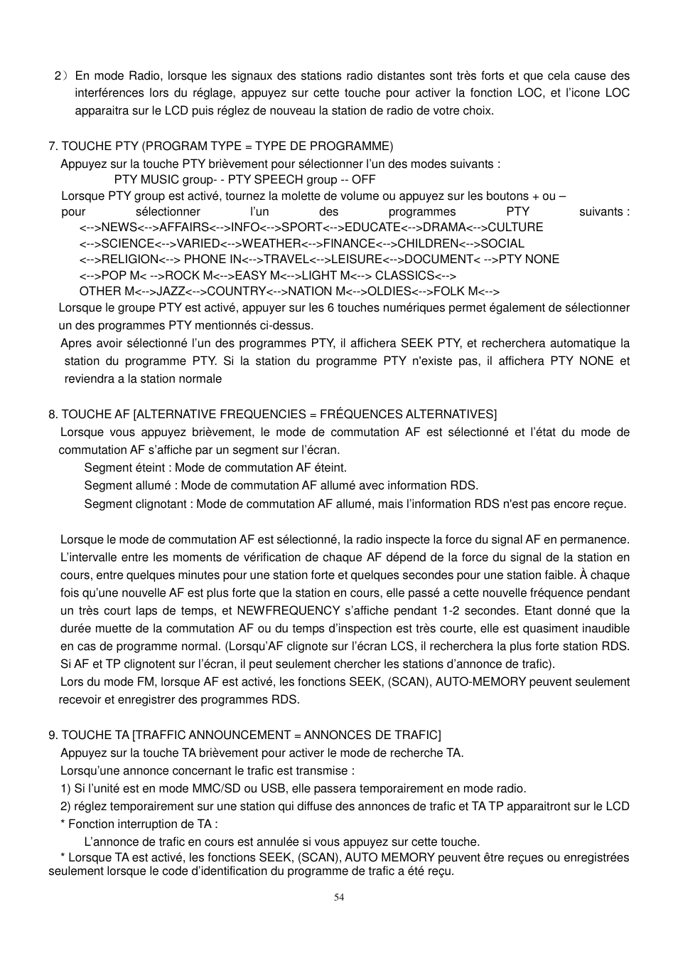 Lenco CS-440 BT User Manual | Page 55 / 113