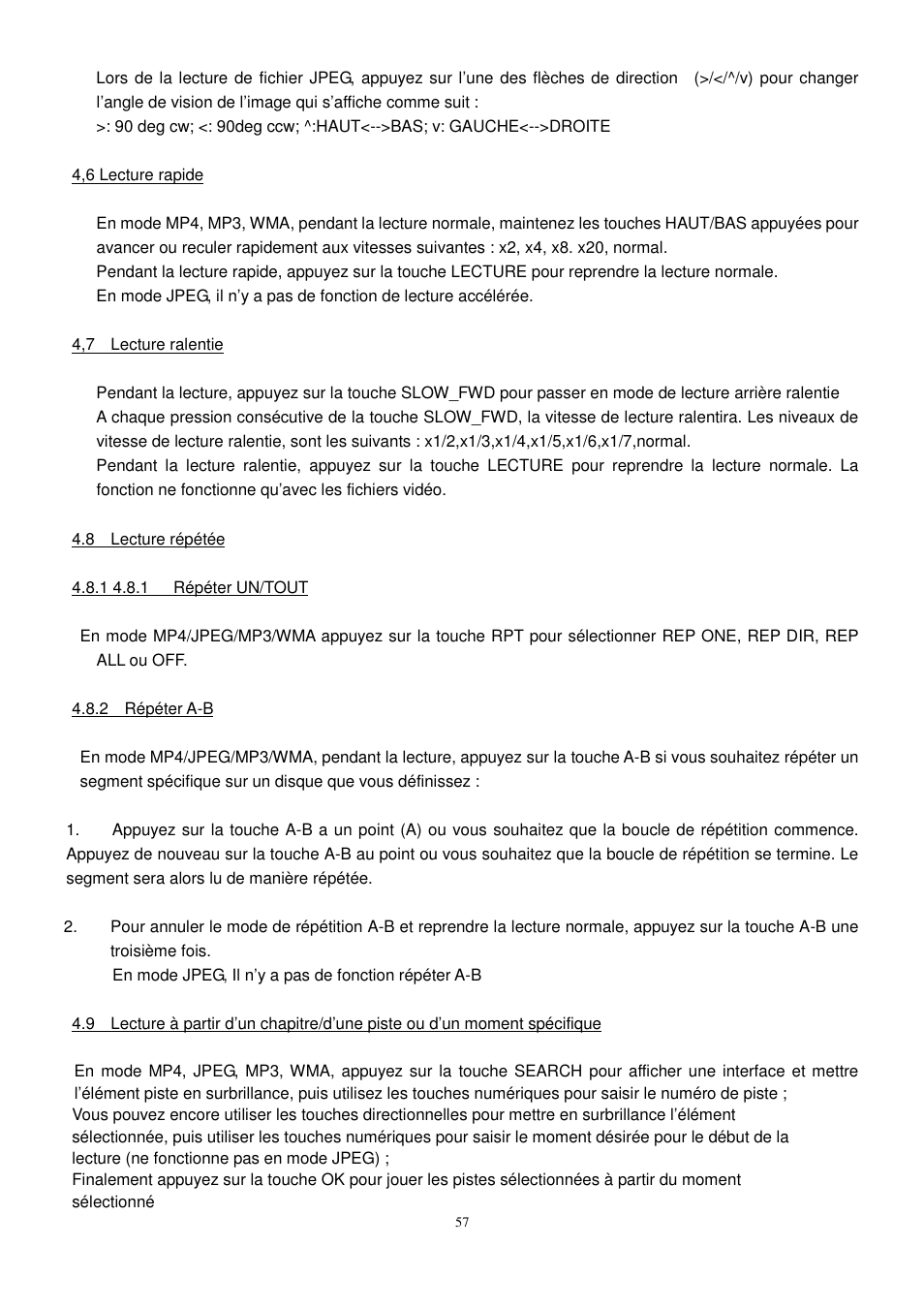 Lenco CS-440 BT User Manual | Page 58 / 113