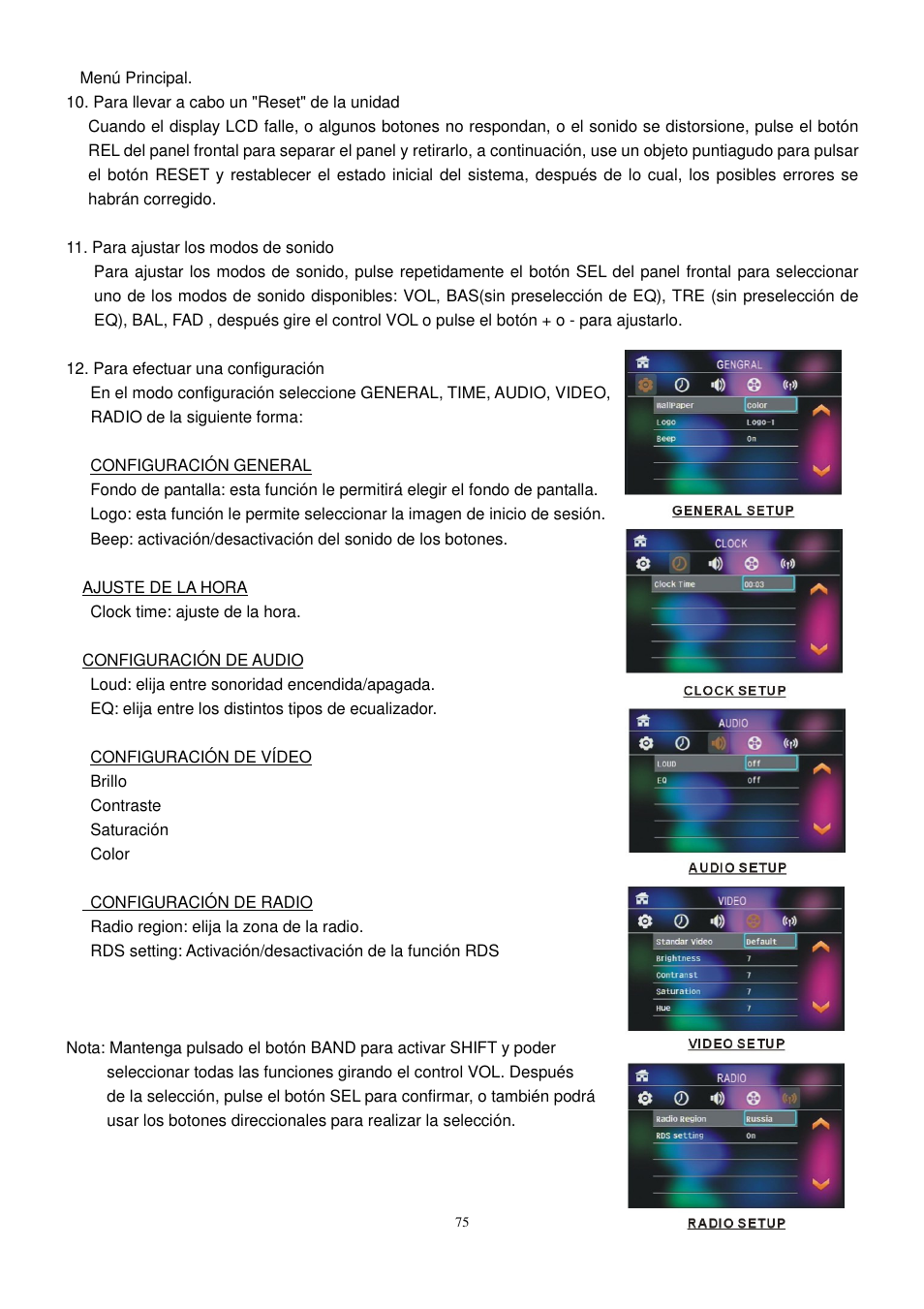 Lenco CS-440 BT User Manual | Page 76 / 113