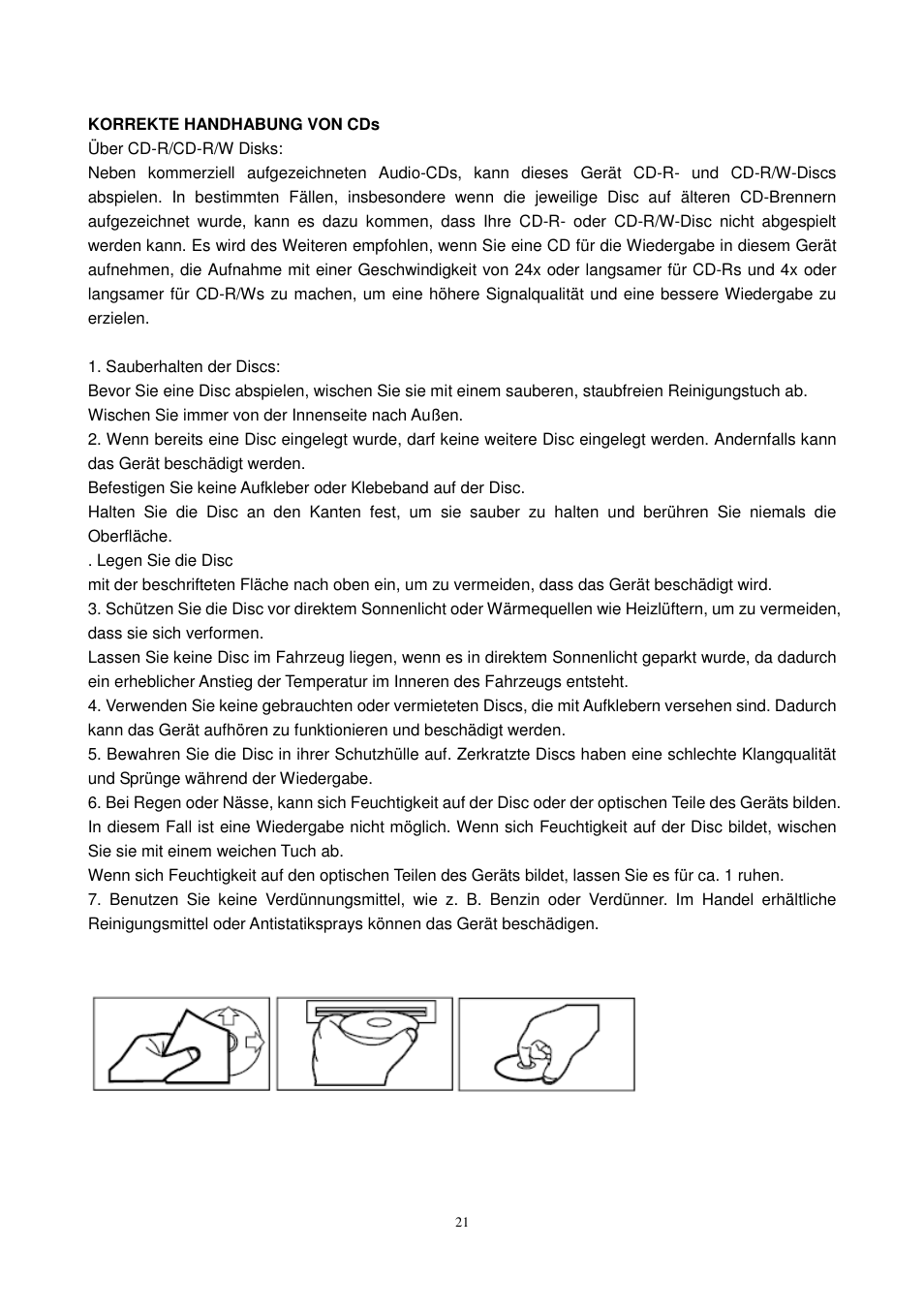 Lenco CS-450 CD User Manual | Page 22 / 62