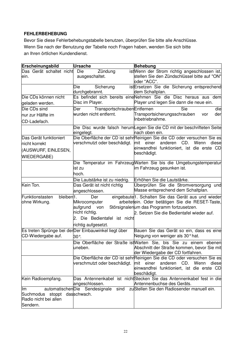 Lenco CS-450 CD User Manual | Page 23 / 62