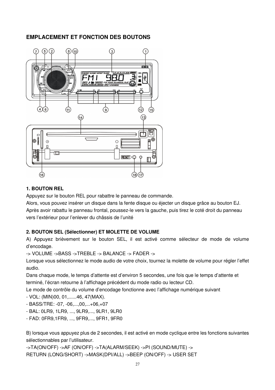 Lenco CS-450 CD User Manual | Page 28 / 62