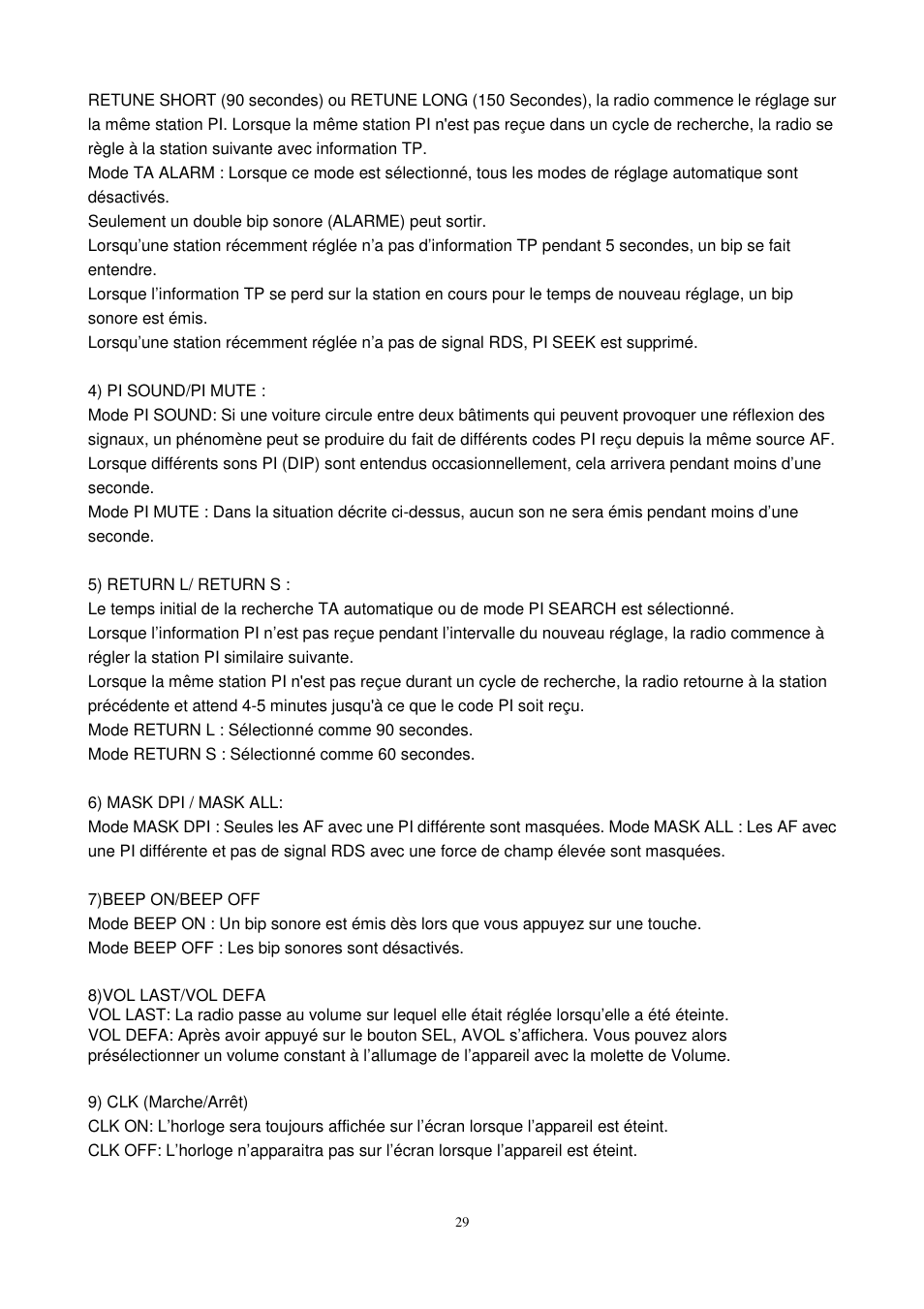 Lenco CS-450 CD User Manual | Page 30 / 62