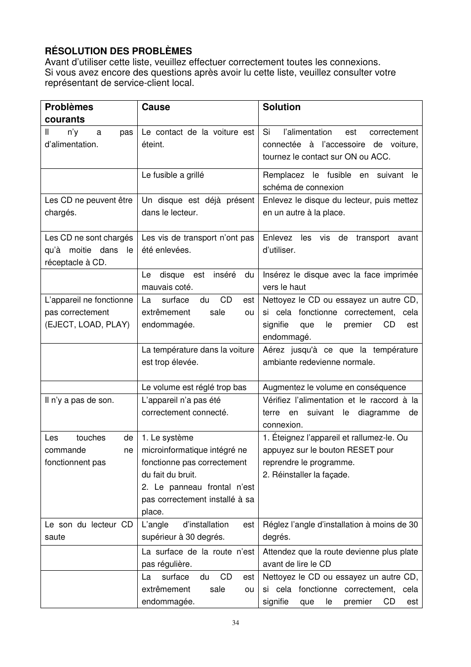 Lenco CS-450 CD User Manual | Page 35 / 62