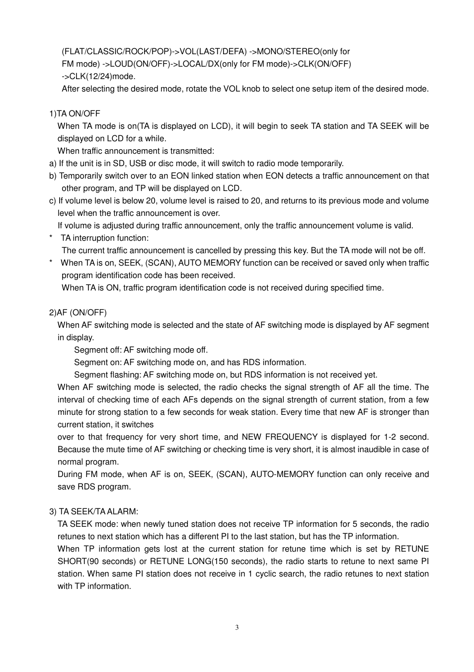 Lenco CS-450 CD User Manual | Page 4 / 62