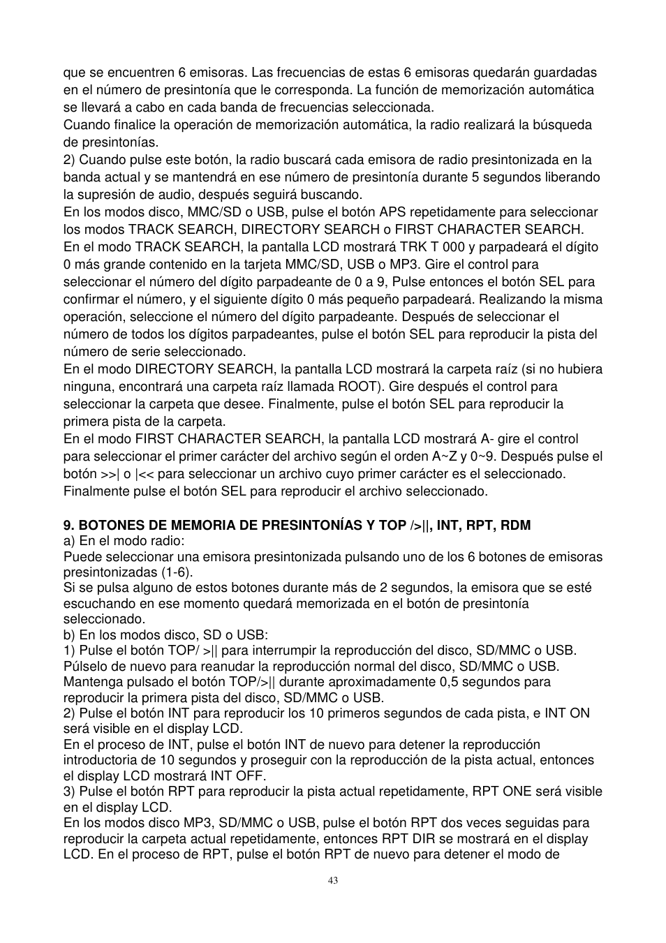 Lenco CS-450 CD User Manual | Page 44 / 62