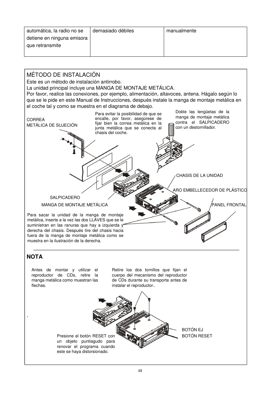 Lenco CS-450 CD User Manual | Page 49 / 62