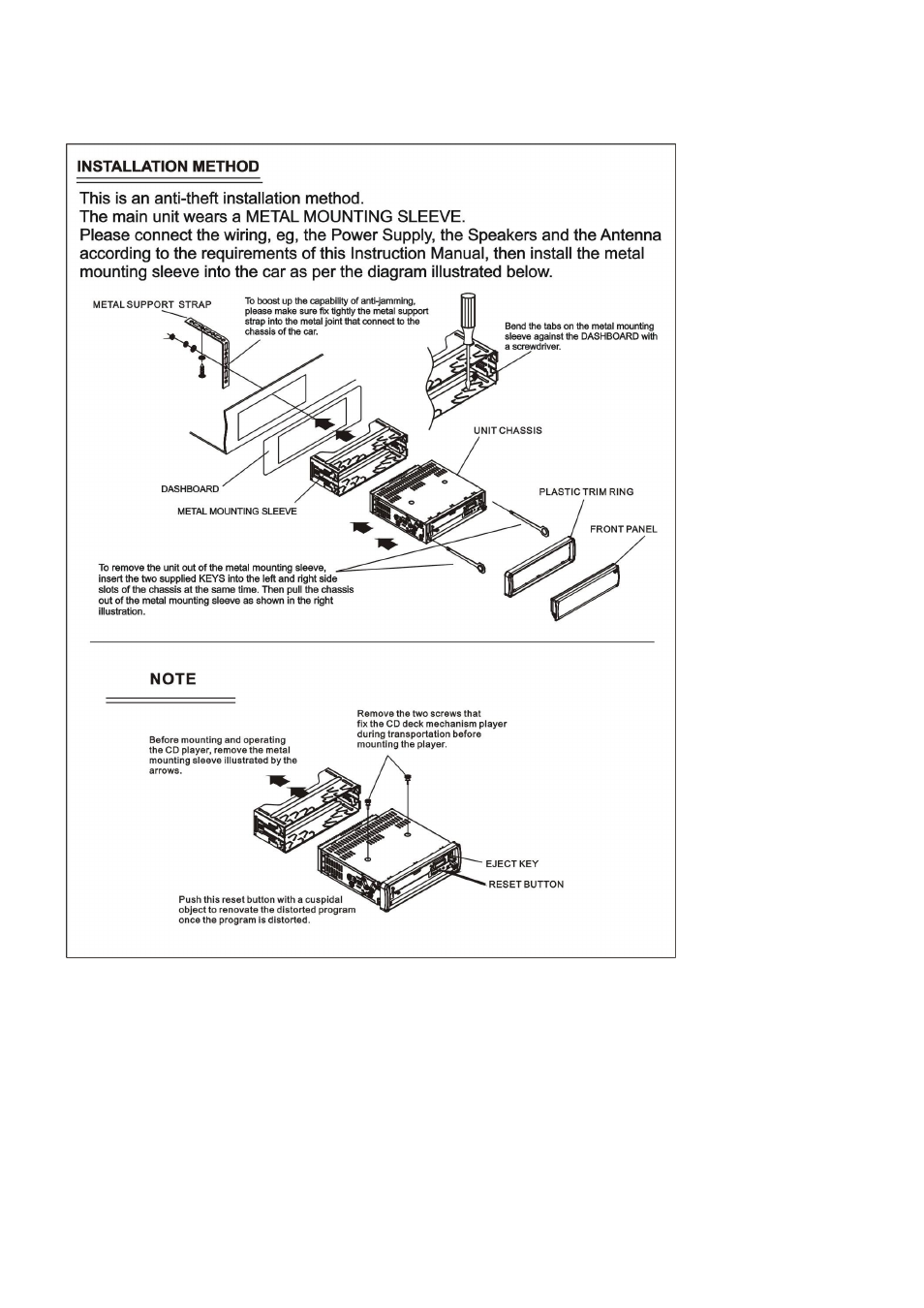 Installation | Lenco CS-455 BT User Manual | Page 13 / 75