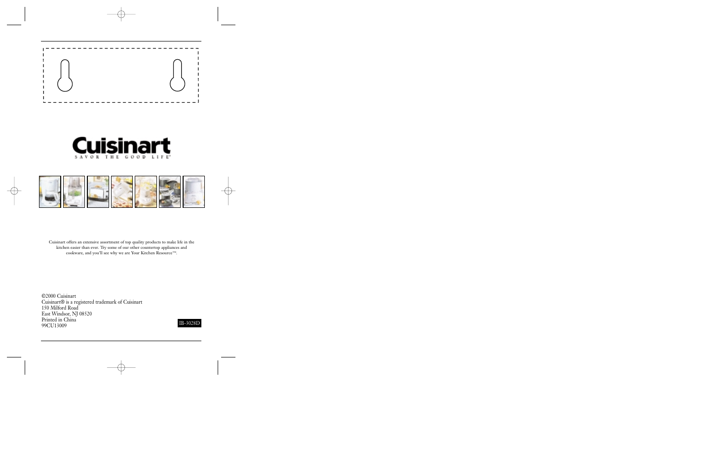 Ib-3028d | Cuisinart CSB-55 User Manual | Page 15 / 15