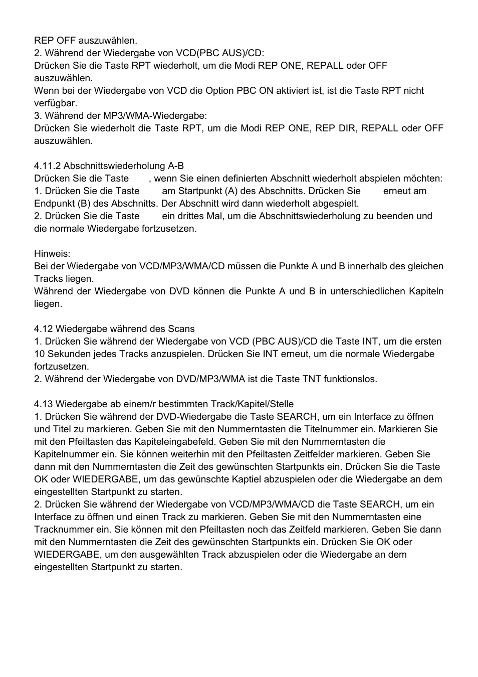 Lenco CS-460 User Manual | Page 42 / 129