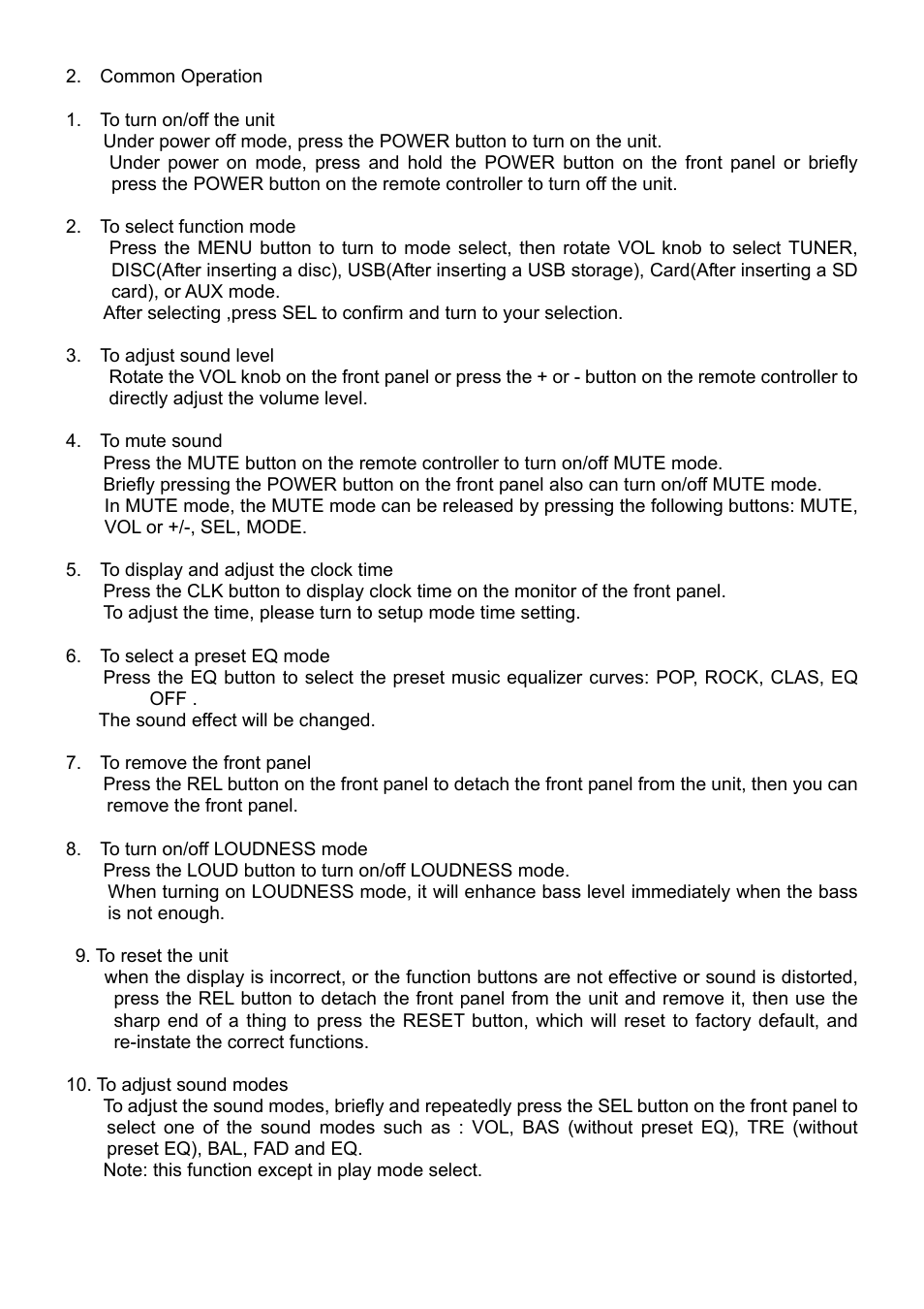 Lenco CS-460 User Manual | Page 9 / 129