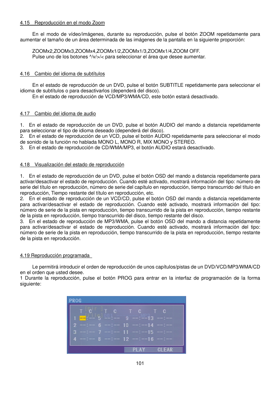 Lenco CS-470 DVD User Manual | Page 102 / 141