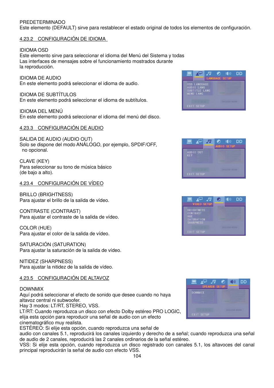Lenco CS-470 DVD User Manual | Page 105 / 141