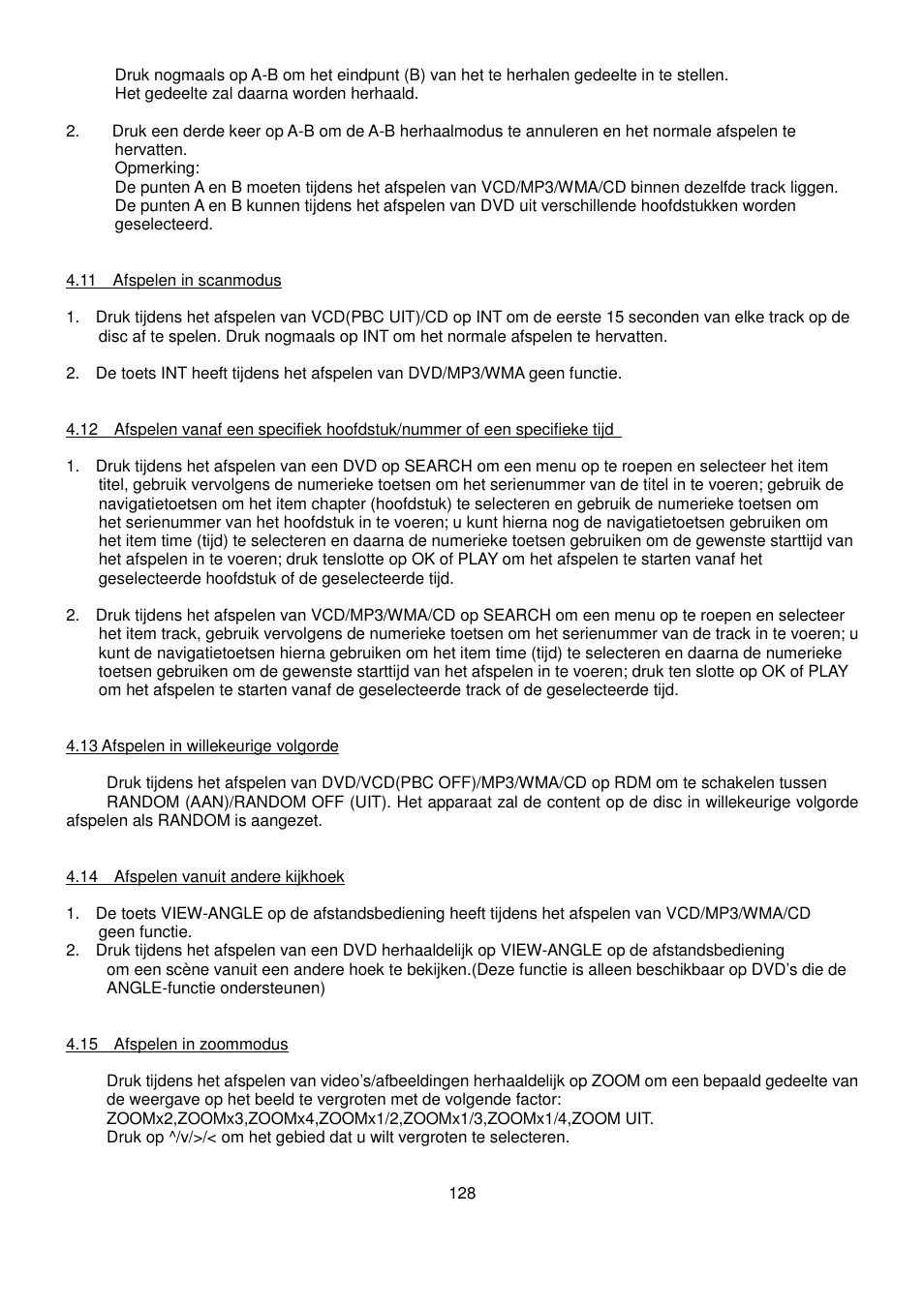 Lenco CS-470 DVD User Manual | Page 129 / 141