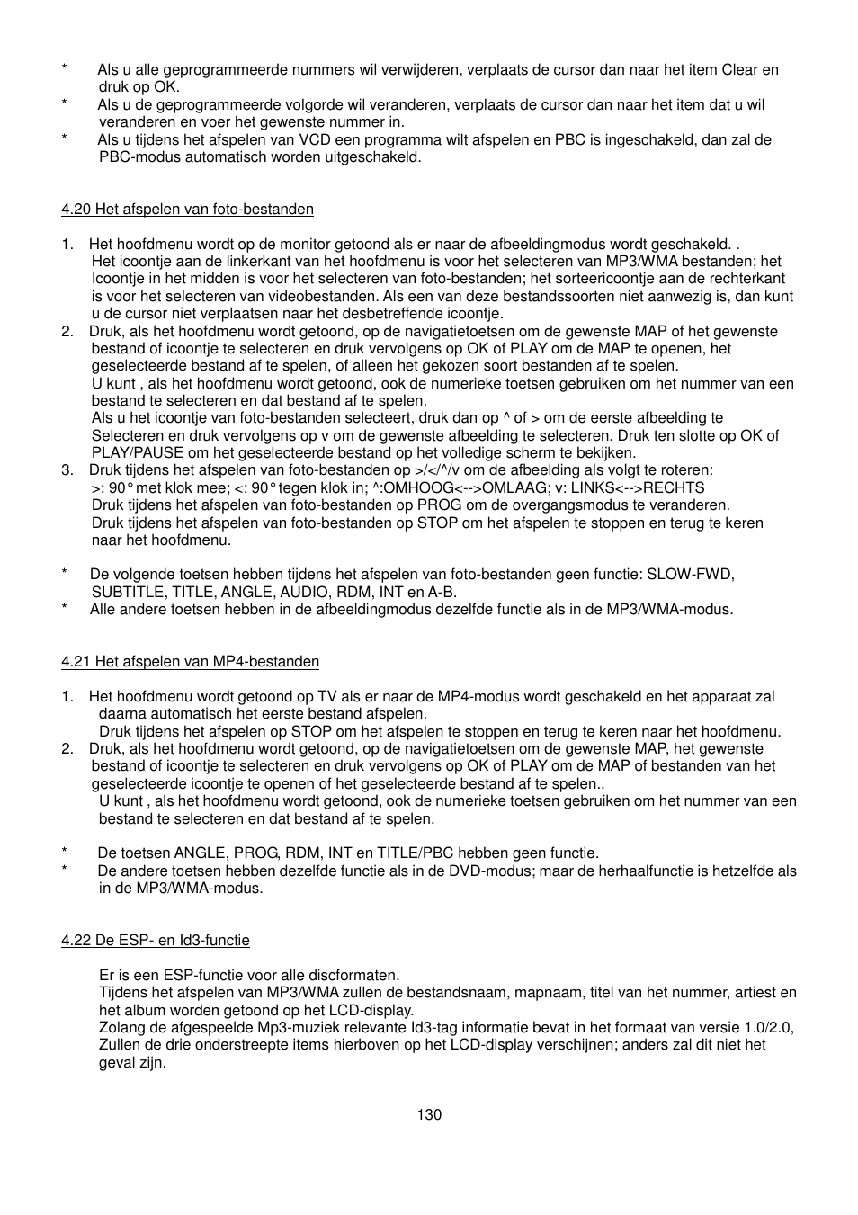 Lenco CS-470 DVD User Manual | Page 131 / 141