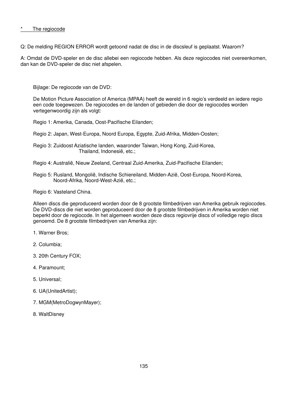 Lenco CS-470 DVD User Manual | Page 136 / 141