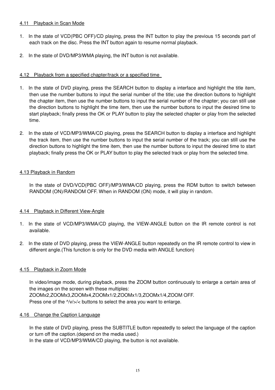 Lenco CS-470 DVD User Manual | Page 16 / 141