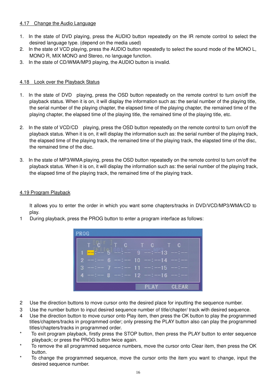 Lenco CS-470 DVD User Manual | Page 17 / 141