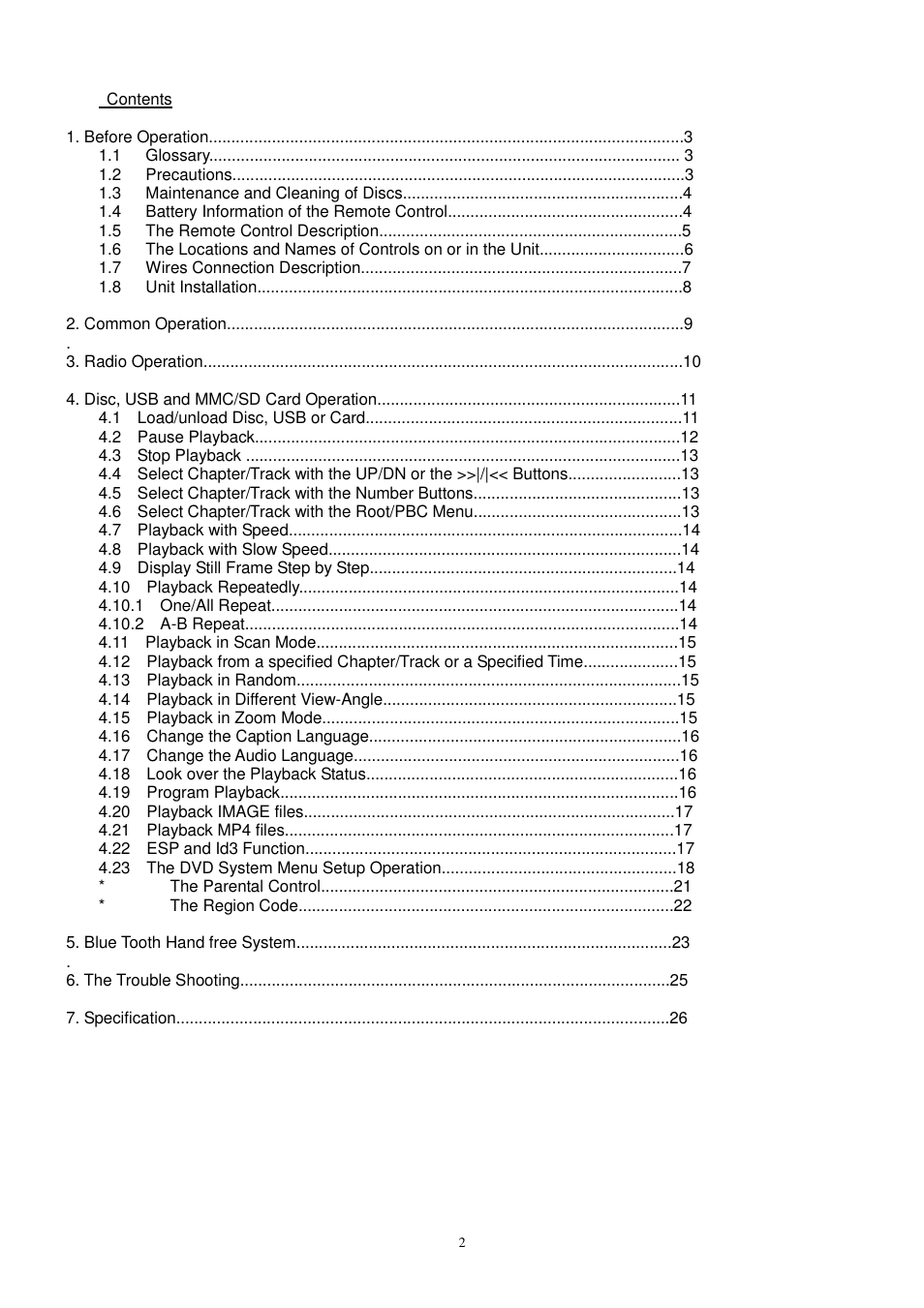 Lenco CS-470 DVD User Manual | Page 3 / 141