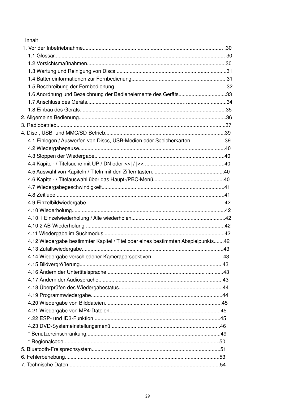 Lenco CS-470 DVD User Manual | Page 30 / 141