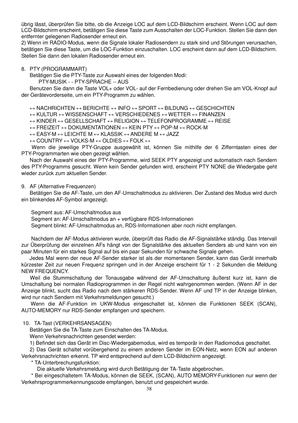 Lenco CS-470 DVD User Manual | Page 39 / 141