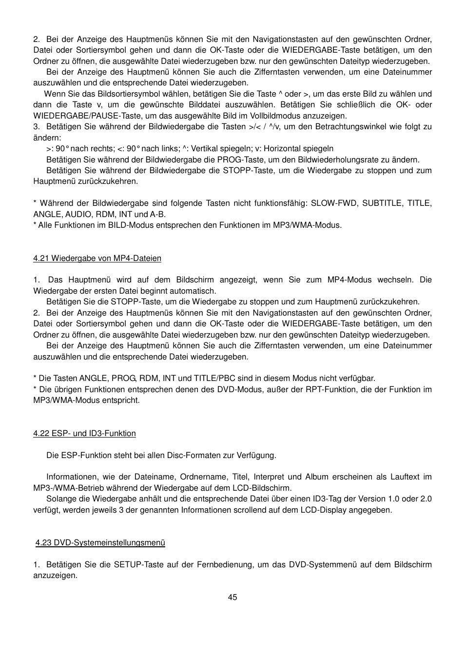 Lenco CS-470 DVD User Manual | Page 46 / 141