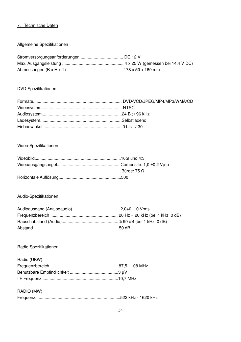 Lenco CS-470 DVD User Manual | Page 55 / 141