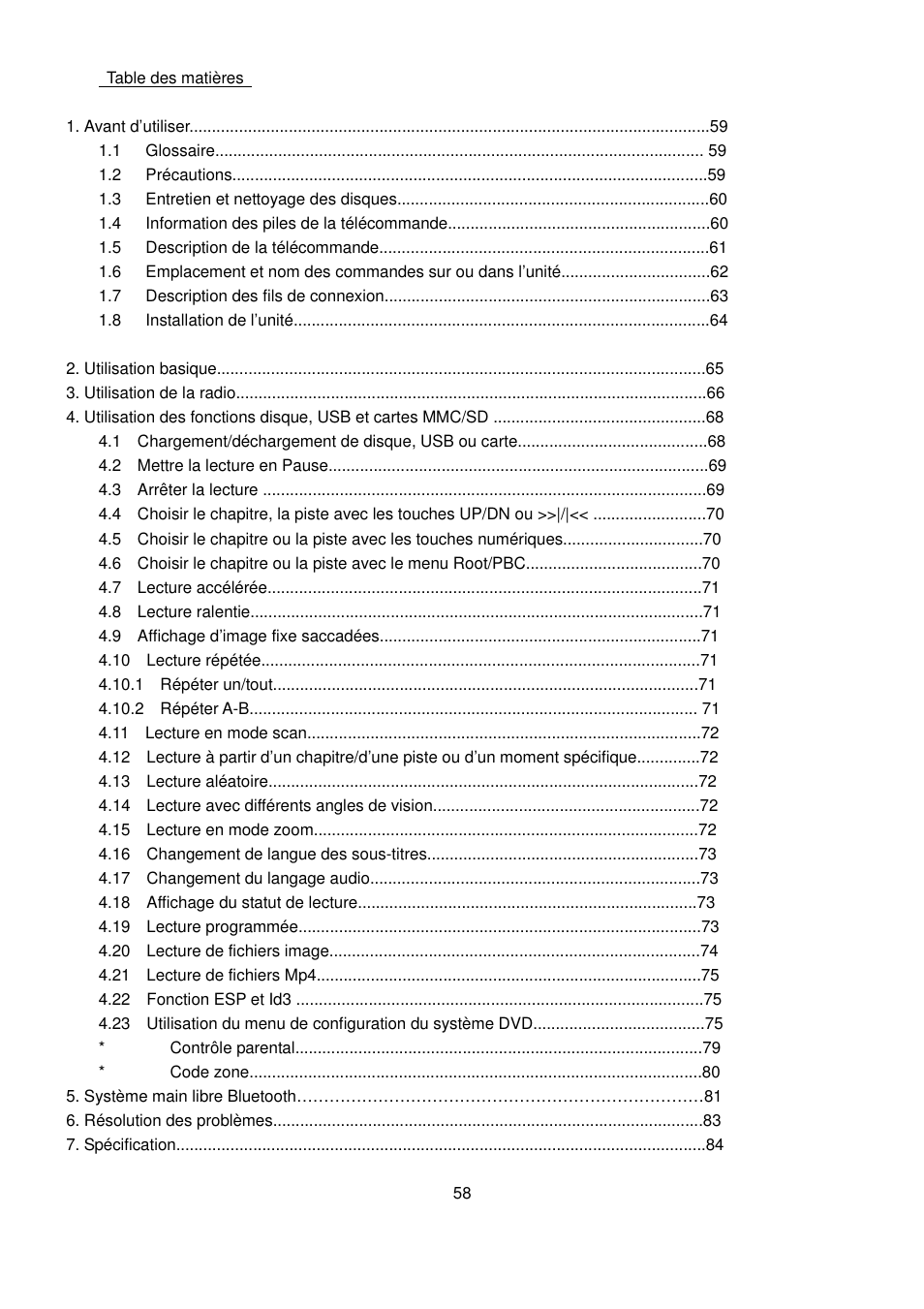Lenco CS-470 DVD User Manual | Page 59 / 141
