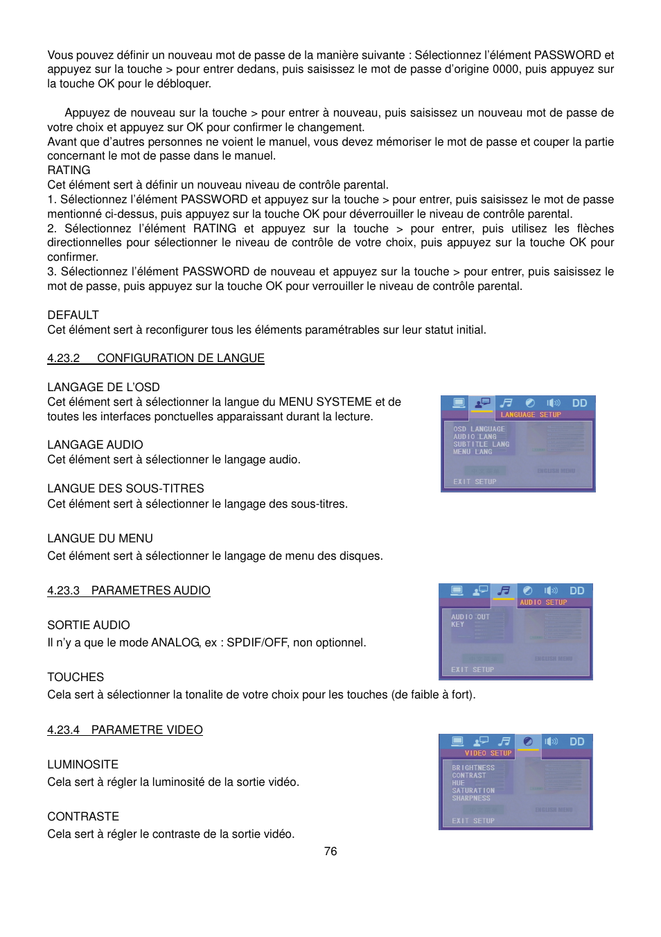 Lenco CS-470 DVD User Manual | Page 77 / 141
