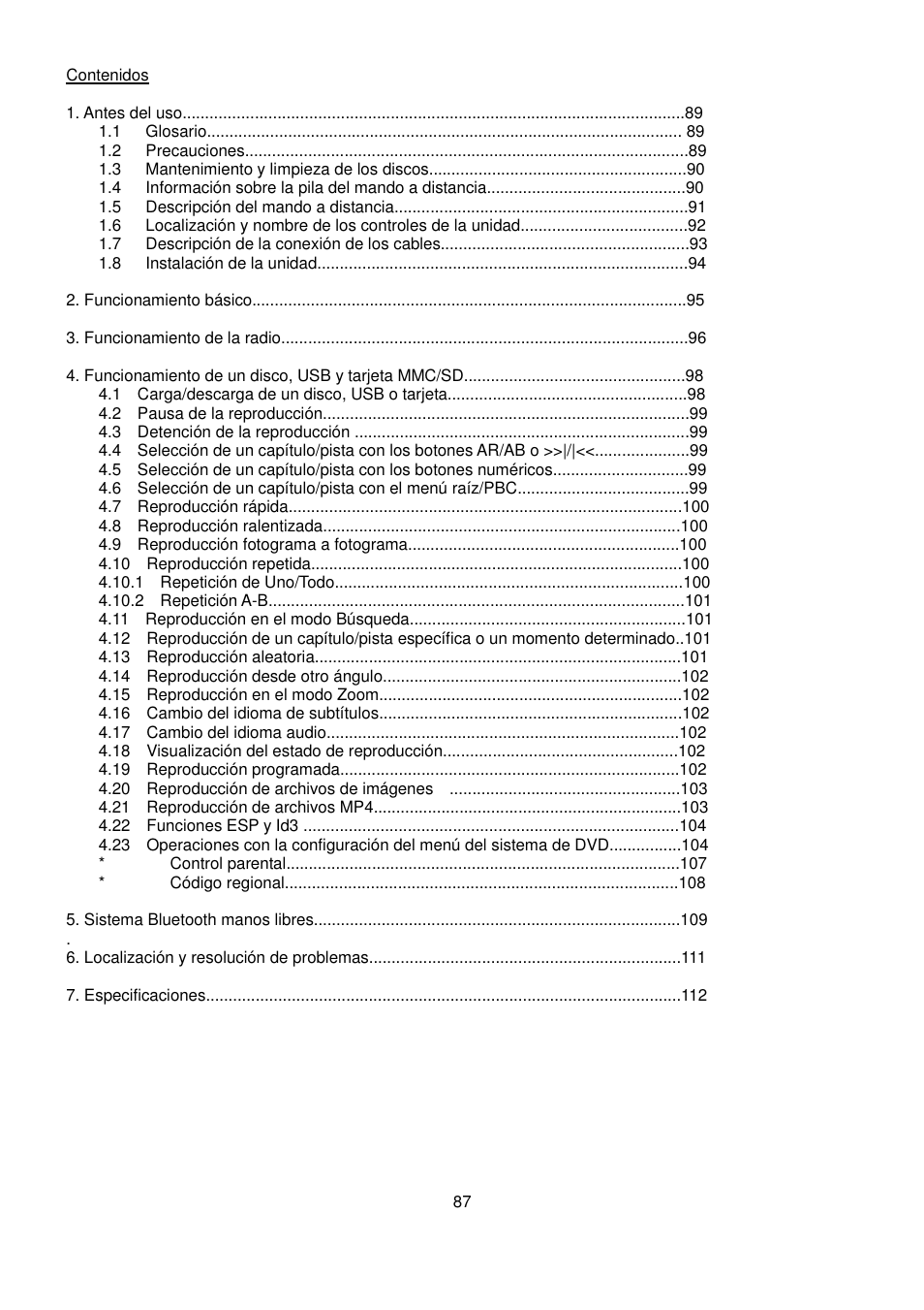 Lenco CS-470 DVD User Manual | Page 88 / 141