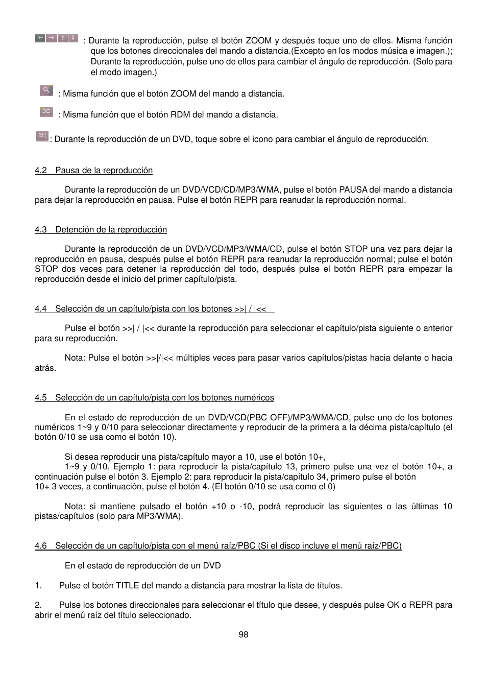 Lenco CS-470 DVD User Manual | Page 99 / 141