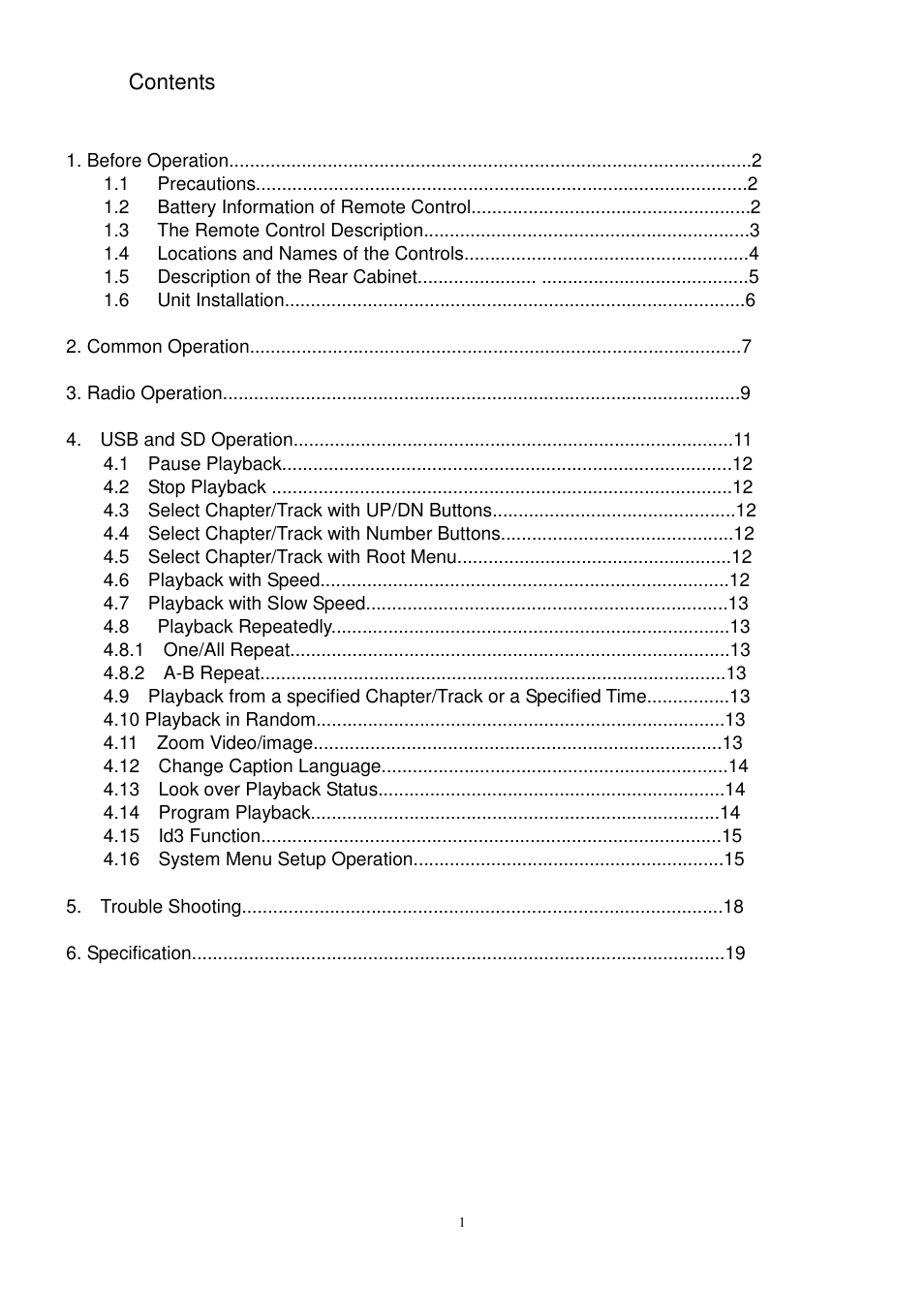 Lenco CS-472 User Manual | Page 2 / 108