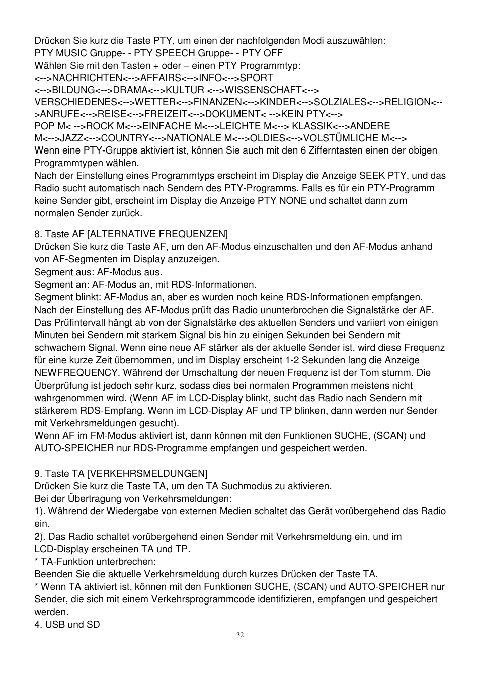 Lenco CS-472 User Manual | Page 33 / 108
