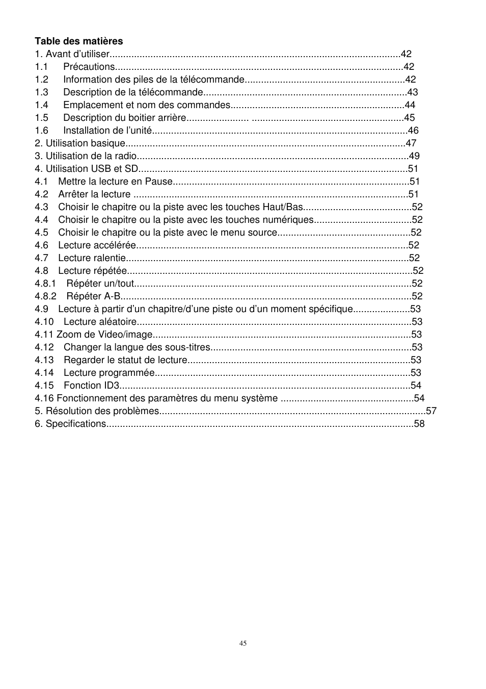 Lenco CS-472 User Manual | Page 46 / 108