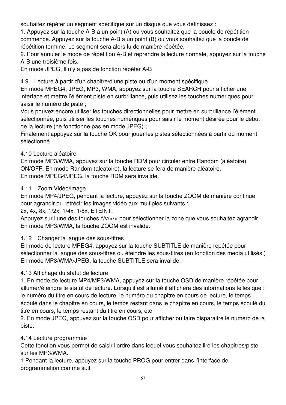 Lenco CS-472 User Manual | Page 58 / 108