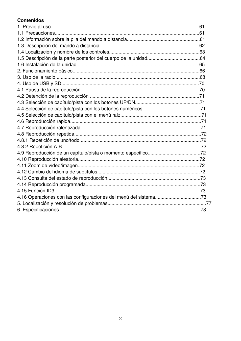 Lenco CS-472 User Manual | Page 67 / 108