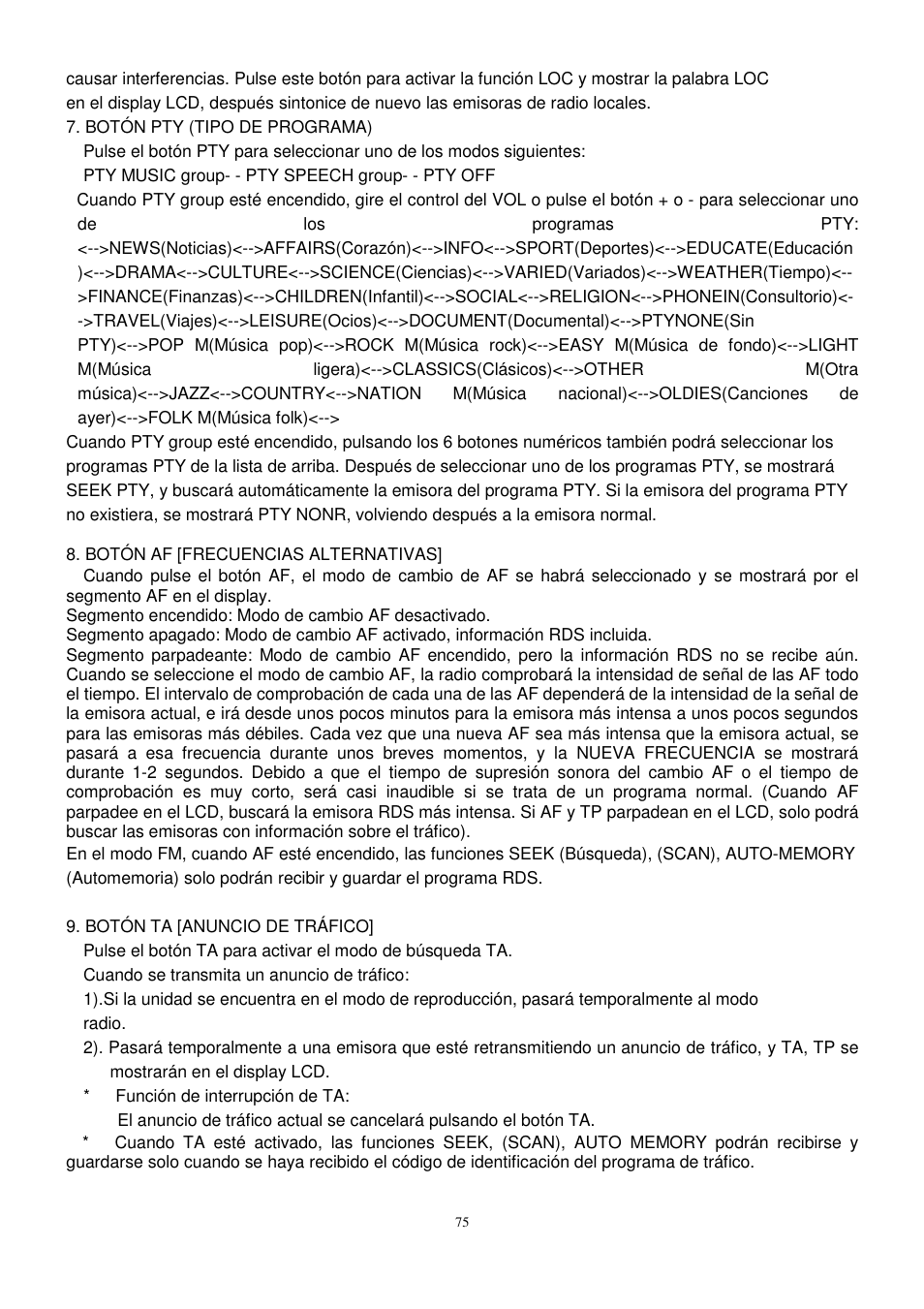 Lenco CS-472 User Manual | Page 76 / 108