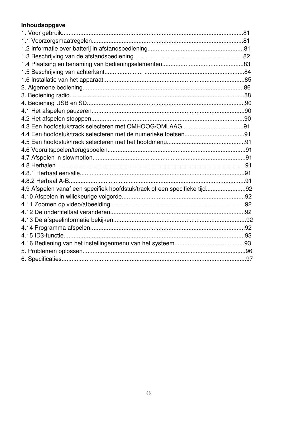 Lenco CS-472 User Manual | Page 89 / 108