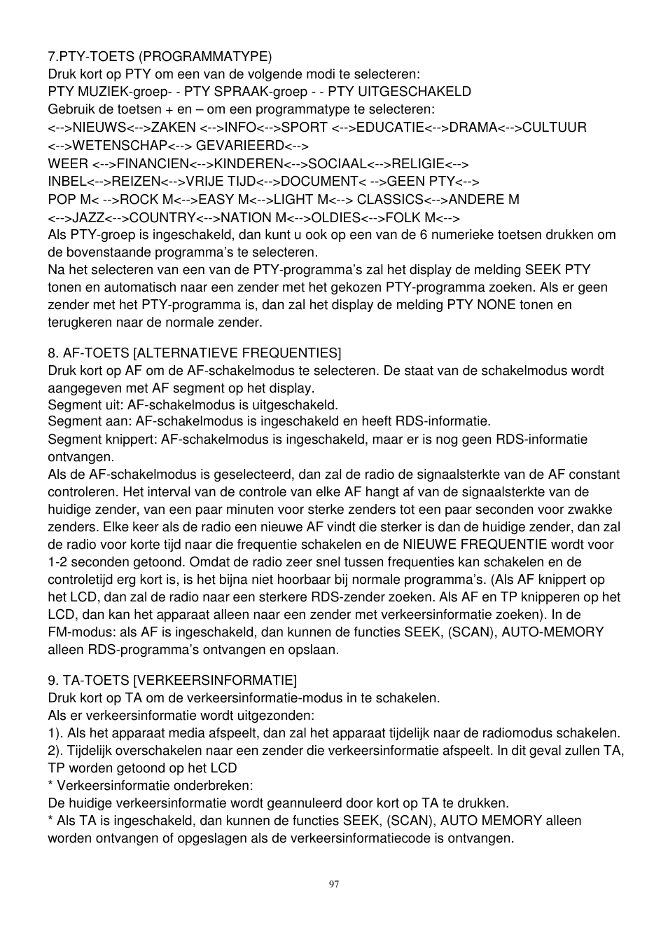 Lenco CS-472 User Manual | Page 98 / 108