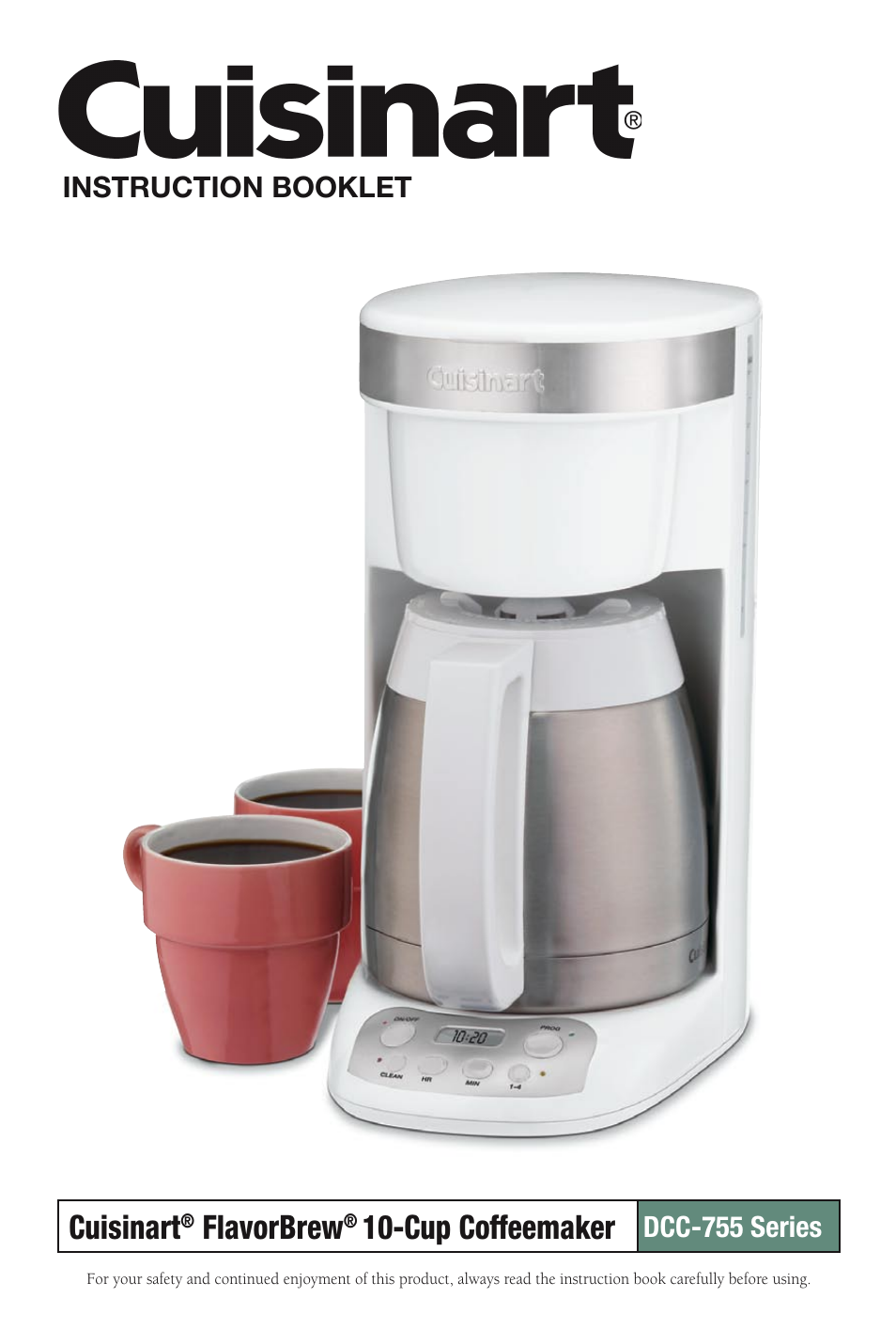 Cuisinart FLAVORBREW DCC-755 User Manual | 12 pages