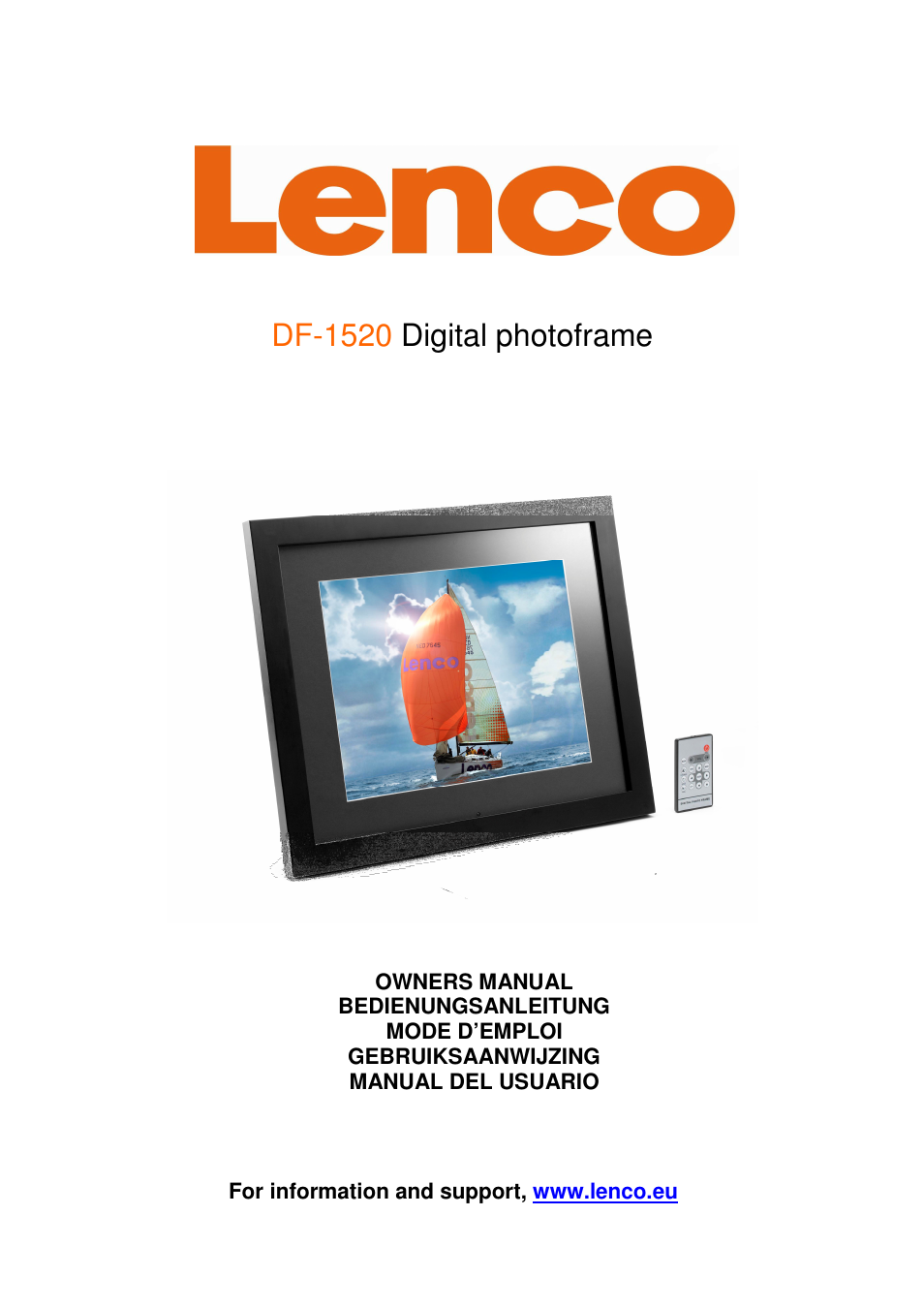 Lenco DF-1520 User Manual | 123 pages