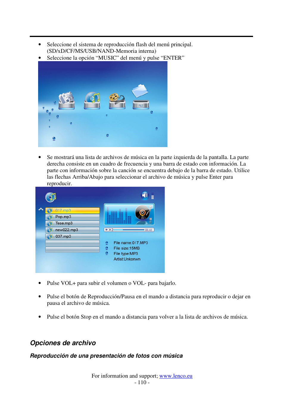 Lenco DF-1520 User Manual | Page 114 / 123