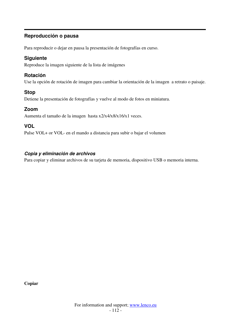 Lenco DF-1520 User Manual | Page 116 / 123
