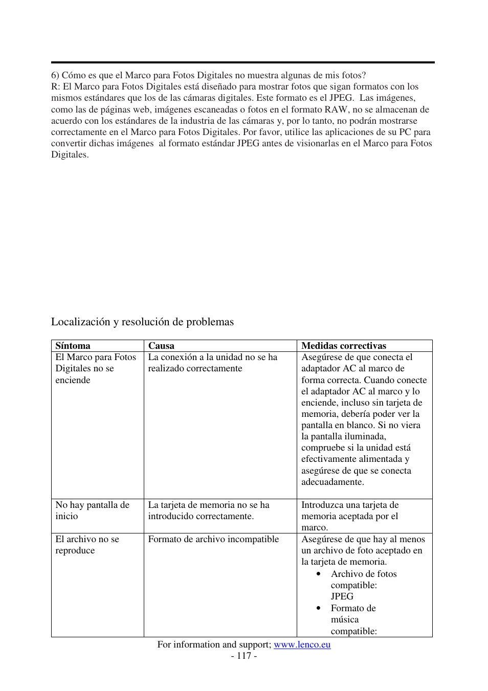 Lenco DF-1520 User Manual | Page 121 / 123